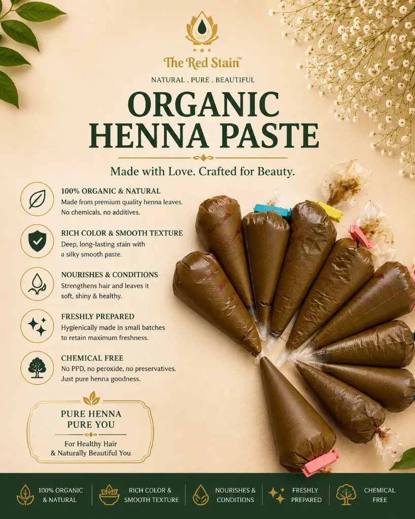 Organic Henna Paste